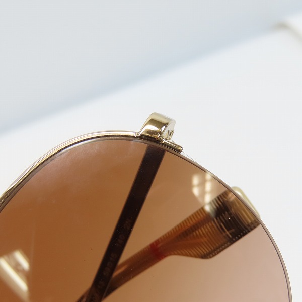 実際に弊社で買取させて頂いたBURBERRY/バーバリー ティアドロップサングラス チェック B3113の画像 6枚目