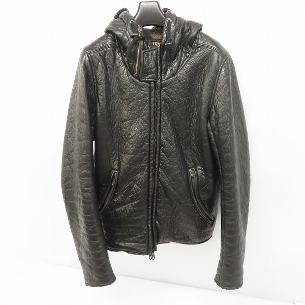 実際に弊社で買取させて頂いたLGB/ルグランブルー ディアスキン レザーパーカー/ジャケット 内ボア PARKA/STD/M BDYYW/2
