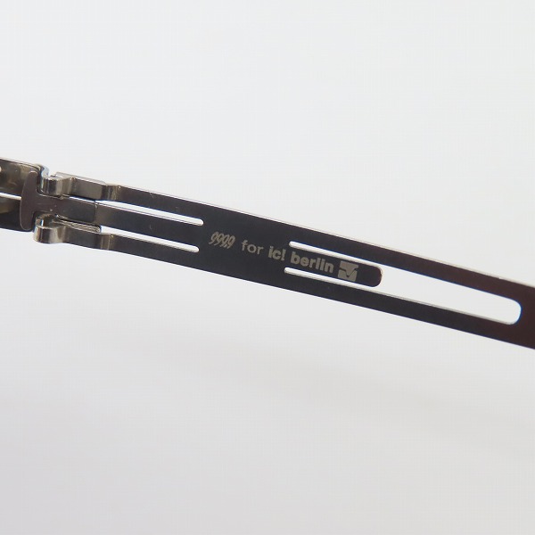 実際に弊社で買取させて頂いた999.9×IC! Berlin/フォーナインズ×アイシーベルリン MIKAME 2 サングラス/眼鏡/メガネフレーム/アイウェアの画像 6枚目