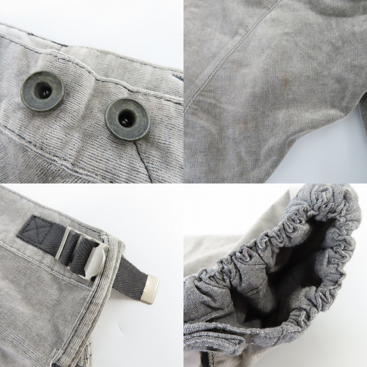 実際に弊社で買取させて頂いたLGB/ルグランブルー SARROUEL ベロア サルエル パンツ 00381/25の画像 6枚目