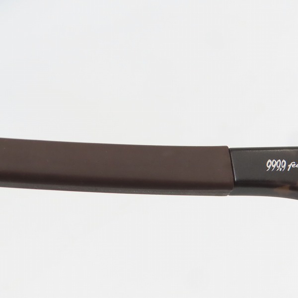 実際に弊社で買取させて頂いた999.9/フォーナインズ feelsun 度入り 眼鏡/メガネフレーム F-16SPの画像 8枚目