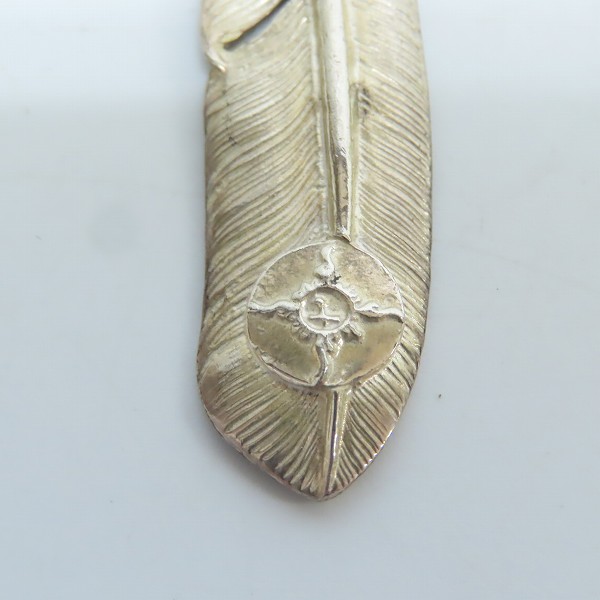 実際に弊社で買取させて頂いた(1)FIRST ARROWS/ファーストアローズ フェザー ペンダント 左向き P-001Lの画像 5枚目