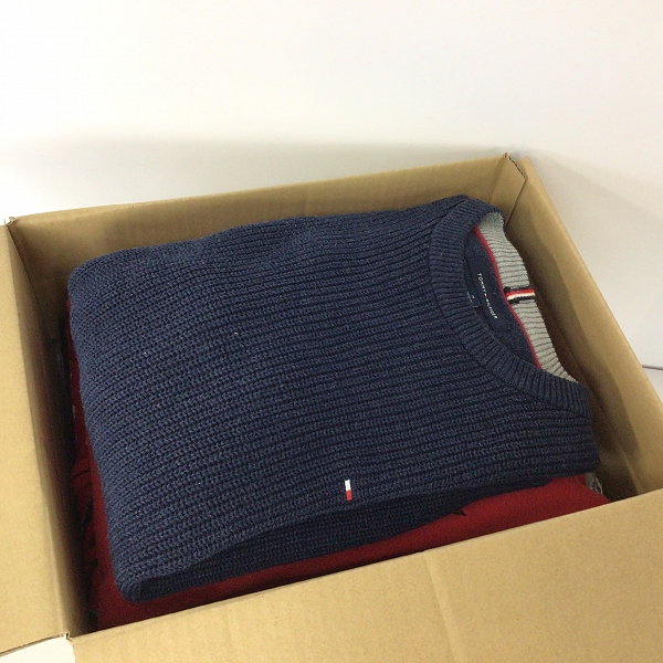 実際に弊社で買取させて頂いた【おまとめ品】TOMMY HILFIGER/POLO Ralph Lauren/ディッキーズ 等 パーカー/ニット/パンツ 他