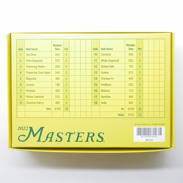 実際に弊社で買取させて頂いた(2)【未使用】Titleist/タイトリスト VELOCITY  MASTERS 2022 ゴルフボール 1ダースの画像 3枚目