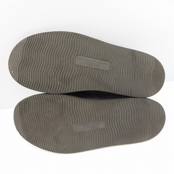 実際に弊社で買取させて頂いたWACKOMARIA×SUICOKE/ワコマリア×スイコック ロゴ スウェード スリッポン OG-105CoWM-B/28の画像 2枚目
