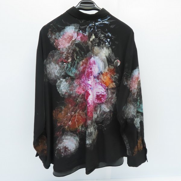 実際に弊社で買取させて頂いたLAD MUSICIAN/ラッドミュージシャン フラワー プリント ビッグシャツ/42の画像 1枚目