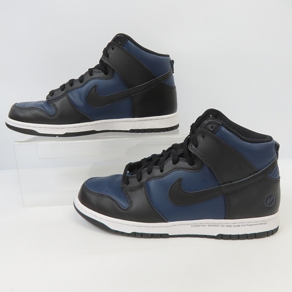実際に弊社で買取させて頂いたNIKE×FRAGMENT DESIGN/ナイキ×フラグメントデザイン DUNK HI/F ダンク DJ0383-400/29.0の画像 3枚目