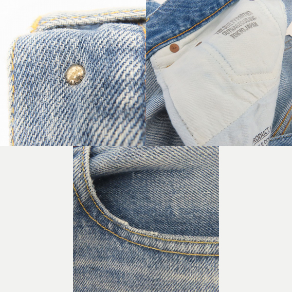 実際に弊社で買取させて頂いたMINEDENIM×WACKO MARIA/マインデニム×ワコマリア テーパードデニムパンツ MINEDENIM-WM-PT01/Mの画像 8枚目