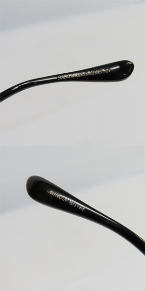 実際に弊社で買取させて頂いたOLIVER GOLDSMITH/オリバーゴールドスミス Diamond/ダイヤモンド メガネフレーム Antique Silverの画像 7枚目