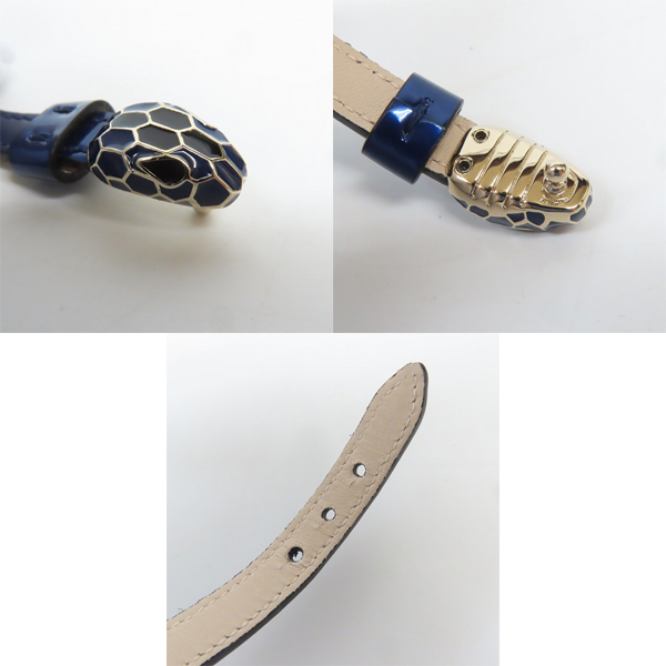 実際に弊社で買取させて頂いたBVLGARI/ブルガリ  蛇  セルペンティ レザーブレスレットの画像 7枚目