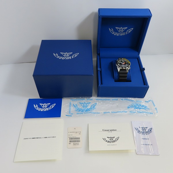 実際に弊社で買取させて頂いたSQUALE/スクワーレ 50 ATMOS PROFESSIONAL/プロフェッショナル 1521シリーズ ダイバーズ 自動巻き/腕時計の画像 7枚目