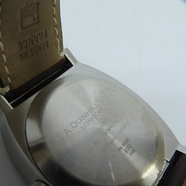 dunhill/ダンヒル FRID 8051 クオーツ腕時計【動作未確認】の