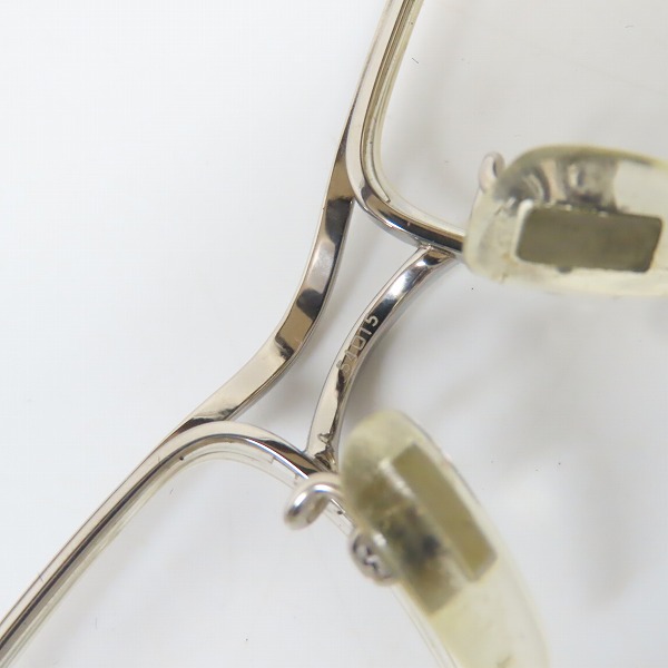 実際に弊社で買取させて頂いたDunhill/ダンヒル ハーフリム アイウエア 度入り/メガネフレーム 513の画像 5枚目