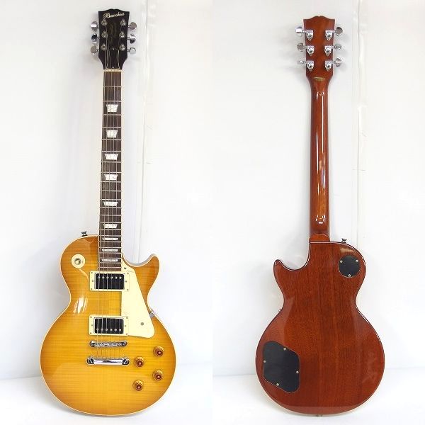 実際に弊社で買取させて頂いた★Bacchus/バッカス Hand Crafted Equipment レスポールスタンダードType ソフトケース付の画像 1枚目