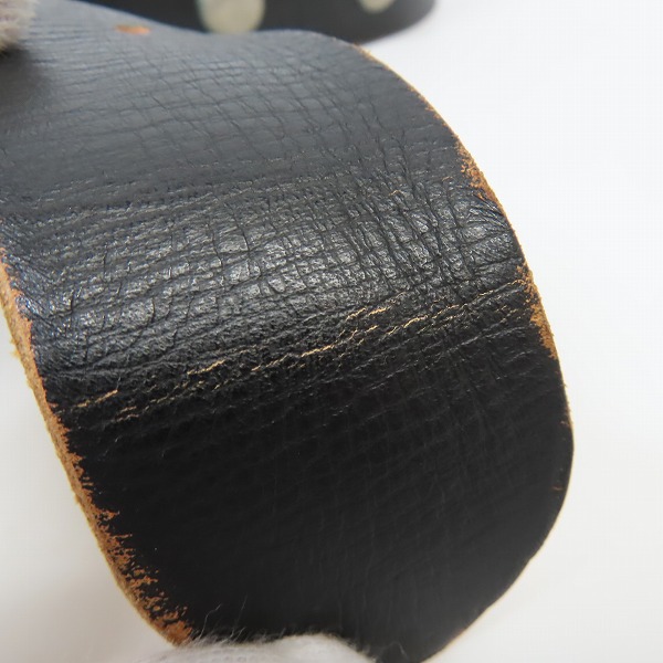 実際に弊社で買取させて頂いたNUMBER (N)INE/ナンバーナイン スタッズ レザーベルトの画像 9枚目