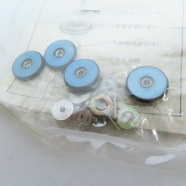 実際に弊社で買取させて頂いた【未開封】TAMIYA/タミヤ タミヤモデラーズギャラリー ギャラリー特別販売 ミニ四駆 アルミベアリングローラーセットの画像 3枚目