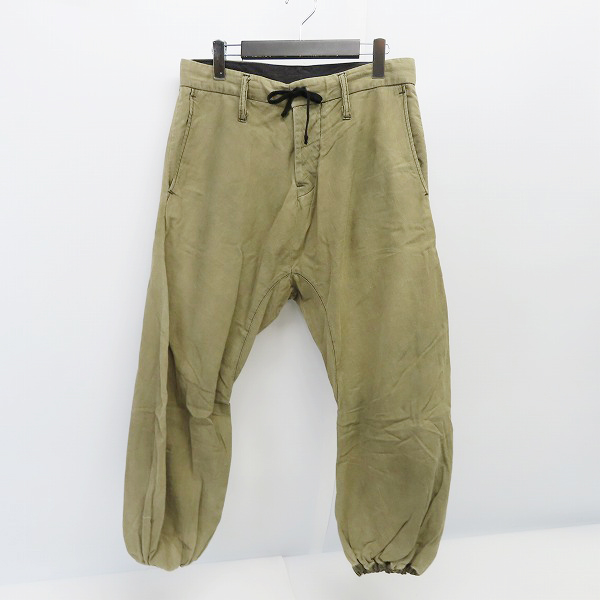 実際に弊社で買取させて頂いたLGB/ルグランブルー ST106/SASRROUEL コットン サルエル パンツ 1106JF/25