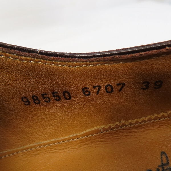 実際に弊社で買取させて頂いたJalan Sriwijaya/ジャランスリワヤ UNITED ARROWS green label relaxing モンクストラップ レザーシューズ 98550/39の画像 5枚目