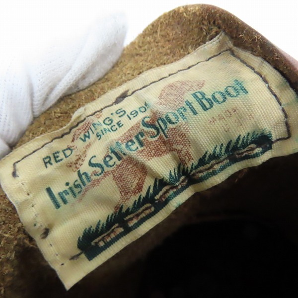RED WING/レッドウイング 白四角犬タグ MADE IN U.S.A. アイリッシュ