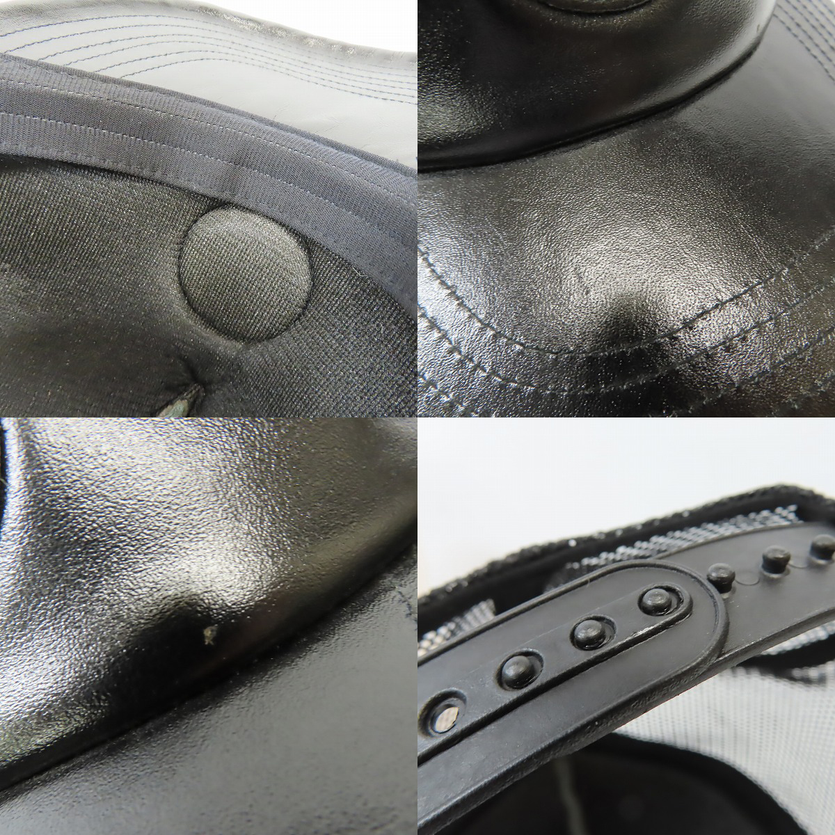 実際に弊社で買取させて頂いたCRIMIE/クライミー ロゴパッチ レザー/メッシュキャップ FREEの画像 8枚目