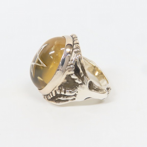 実際に弊社で買取させて頂いたALEX STREETER/アレックスストリーター エンジェルハートリング スモーキークリア/18.5号の画像 2枚目