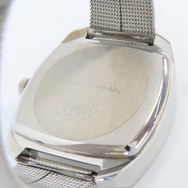 実際に弊社で買取させて頂いたPaul Smith/ポールスミス AUTOMATATIC 自動巻き アナログ腕時計/8220-824709 レッドの画像 3枚目