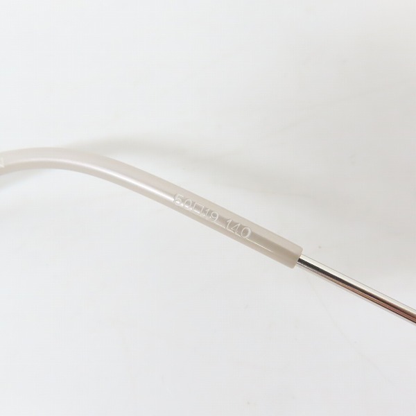 実際に弊社で買取させて頂いたJean Paul GAULTIER/ジャンポールゴルチエ メガネフレーム シルバー 55-6101の画像 6枚目