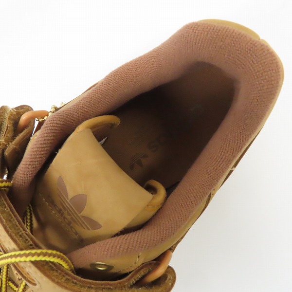 実際に弊社で買取させて頂いたadidas/アディダス FORUM LOW atmos WHEAT フォーラムロー アトモス GX3953/31の画像 4枚目