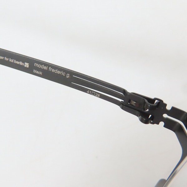実際に弊社で買取させて頂いたic! berlin/アイシーベルリン frederic g. メタルフレーム 眼鏡/メガネフレーム/アイウェアの画像 7枚目