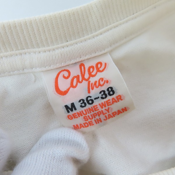 実際に弊社で買取させて頂いたCALEE/キャリー ロゴプリントTシャツ 4点セットの画像 2枚目
