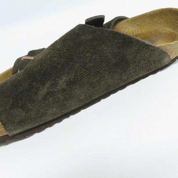 実際に弊社で買取させて頂いたBIRKENSTOCK/ビルケンシュトック ZURICH BS/チューリッヒ スエード サンダル 1009530/42の画像 7枚目