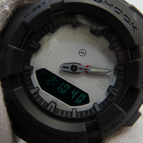 実際に弊社で買取させて頂いたG-SHOCK×the pool aoyama×Fragment Design/G-ショック×ザ プール青山×フラグメントデザイン 腕時計 G-100-1BJFの画像 4枚目