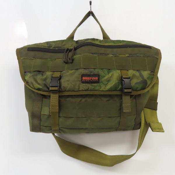実際に弊社で買取させて頂いたBRIEFING/ブリーフィング FUSION FLAPPER フュージョンフラッパー メッセンジャーバッグ ショルダーバッグ BRF130219-560 