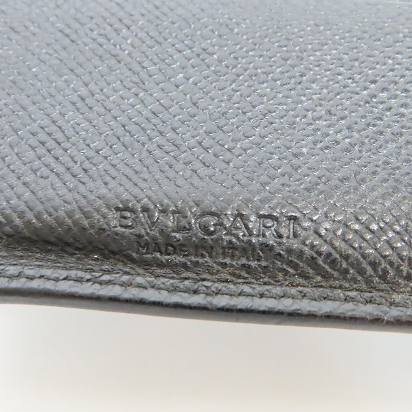 実際に弊社で買取させて頂いたBVLGARI/ブルガリ ロゴマーク 二つ折り レザー財布の画像 5枚目