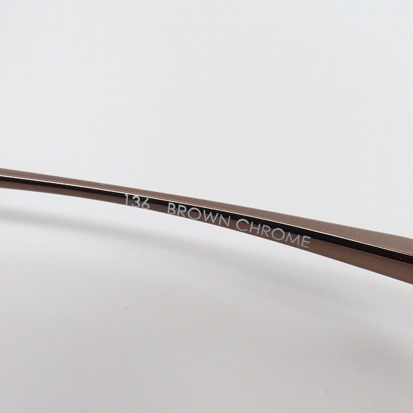 実際に弊社で買取させて頂いたOAKLEY/オークリー intake 2.1/ブラウンクローム メタルフレーム サングラス/眼鏡/メガネフレーム/アイウェア 12-338の画像 7枚目