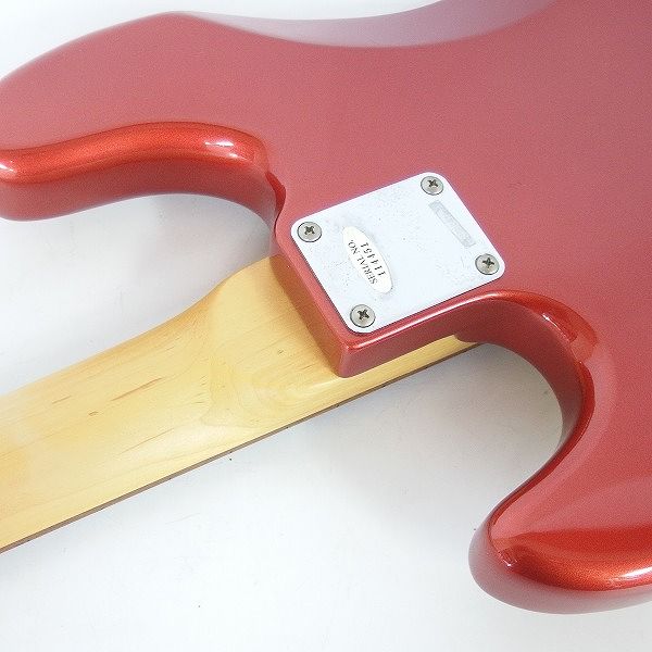 実際に弊社で買取させて頂いた★BUSKER'S/バスカーズ ジャズベース Type メタリックレッド エレキベースの画像 8枚目