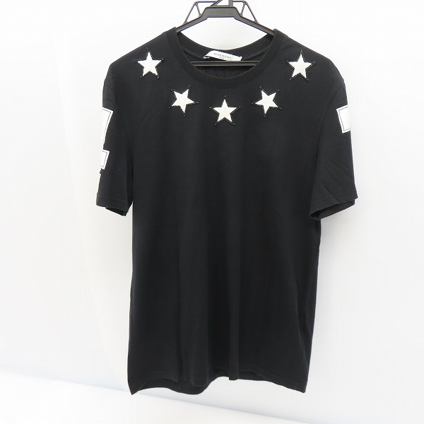 実際に弊社で買取させて頂いたGIVENCHY/ジバンシイ 16SS スターワッペン半袖Tシャツ 16S 7200 651/M