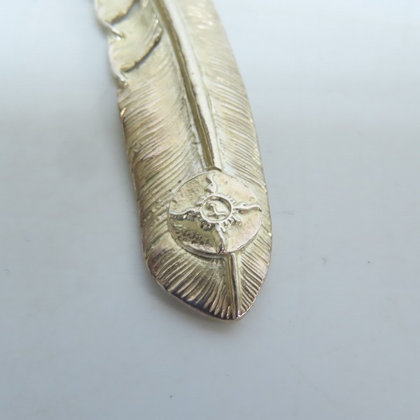 実際に弊社で買取させて頂いた(2)FIRST ARROWS/ファーストアローズ フェザー ペンダント 左向き P-001Lの画像 5枚目