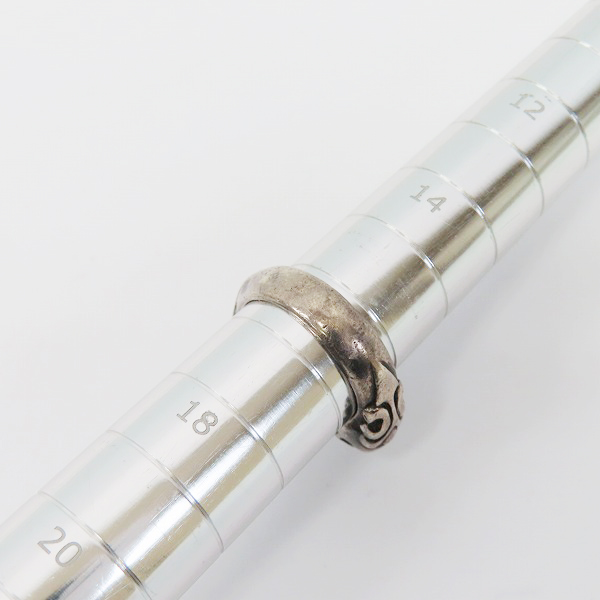 実際に弊社で買取させて頂いたCRAZY PIG/クレイジーピッグ ツインスカルリング 16.5号の画像 9枚目