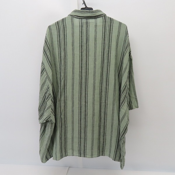 実際に弊社で買取させて頂いたJOURNAL STANDARD  HOMESTEAD/ジャーナルスタンダード ホームステッド リネン ストライプ オーバーサイズシャツ/Fの画像 1枚目