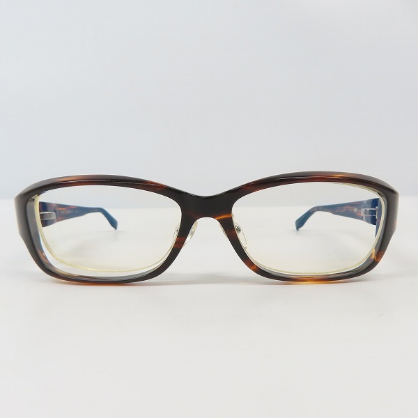 実際に弊社で買取させて頂いた999.9/フォーナインズ 度入り ネオプラスチックフレーム メガネ/アイウェア デミ柄 NP-58 646の画像 1枚目