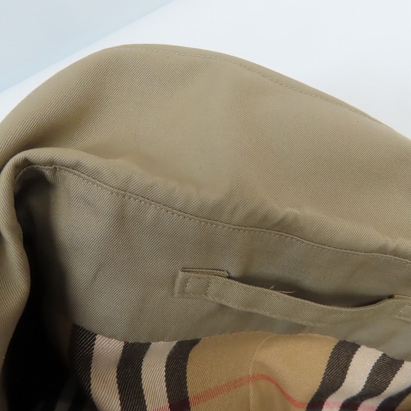 実際に弊社で買取させて頂いたBurberrys/バーバリーズ 裏地ノバチェック ステンカラーコートの画像 5枚目