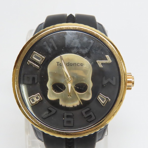 実際に弊社で買取させて頂いたTendence/テンデンス ラインストーン装飾/ハイドロゲンコラボ 腕時計 2点セット【動作未確認】の画像 4枚目