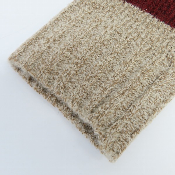 実際に弊社で買取させて頂いたCALEE/キャリー ヘンリーネック ボーダー ニット/セーター /Mの画像 7枚目