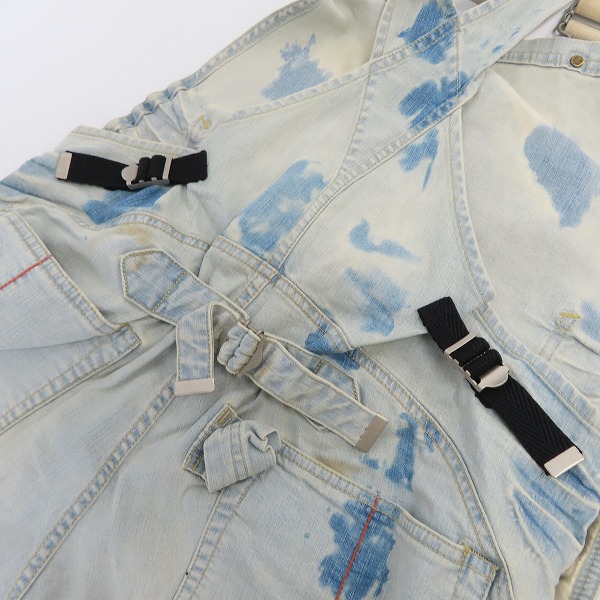 実際に弊社で買取させて頂いたLGB/ルグランブルー SKY/COVER ALL-1 デニム オーバーオール 3001ASK/Fの画像 7枚目