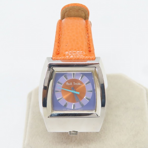 実際に弊社で買取させて頂いたPaul Smith/ポールスミス AUTOMATATIC 自動巻き アナログ腕時計/6628-664655 オレンジ