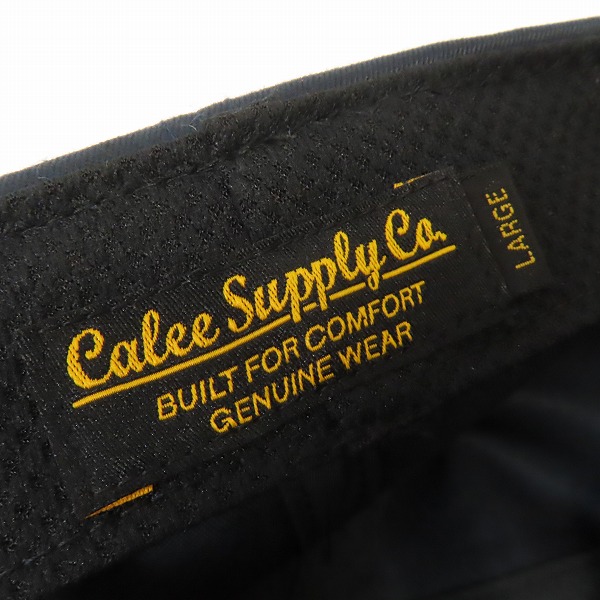 実際に弊社で買取させて頂いたCALEE/キャリー 鍔レザー キャスケット/帽子/Lの画像 6枚目