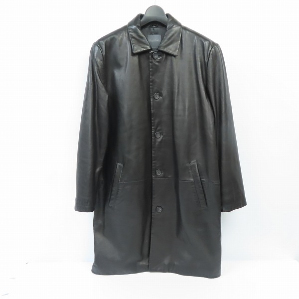 実際に弊社で買取させて頂いたBROOKS BROTHERS/ブルックスブラザーズ レザー ロングコート/M