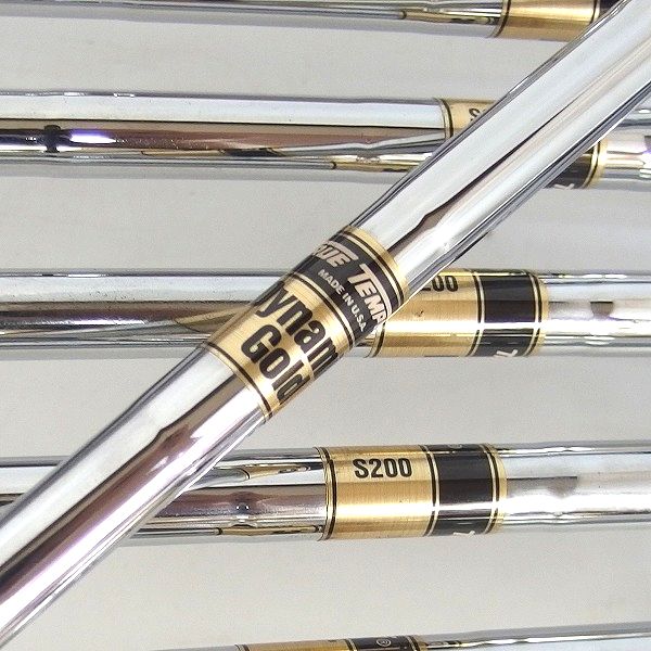 実際に弊社で買取させて頂いたTitleist/タイトリスト DCI アイアン #1～9,Pw 10本セット Dynamic Gold FLEX：S200の画像 5枚目