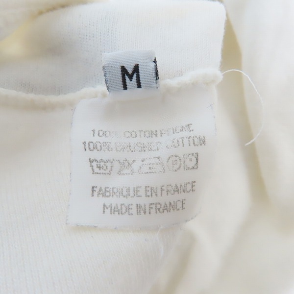 実際に弊社で買取させて頂いたMartin Margiela 10/マルタンマルジェラ 10 クルーネックコットンカットソー/Mの画像 3枚目